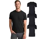 True Classic Mens T-Shirts – Short Sleeve Crew | Premium Athletic Fitted Cotton-Poly Mens T-Shirts, Soft Breathable P...