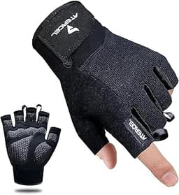 ATERCEL Workout Gloves for Men and Women, Exercise Gloves for Weight Lifting, Cycling, Gym, Training, Breathable and ...