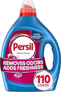 Persil Intense Fresh Everyday Clean Laundry Detergent Liquid, 82.5 Fl Oz, 110 Loads, Ultra Concentrated Laundry Soap,...
