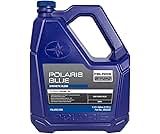 Polaris Blue Synthetic Blend 2-Cycle Oil for Non-Exhaust Valve 2-Stroke Snowmobile Engines, Fan-Cooled, Vintage, Pre-...