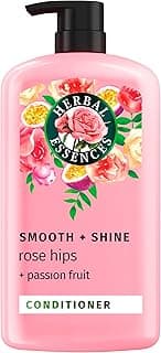 Herbal Essences Conditioner, Rose Hips + Passionfruit - Smooth Collection, Shiny Hair with Vitamin E & Jojoba, Safe f...