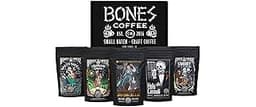 Bones Coffee Company NEW Favorite Flavors Sample Pack, Assorted Flavored Coffee Medium Roast Arabica Beans Specialty ...