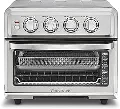 Cuisinart Air Fryer Toaster Oven, 1800W, 8-in-1 with Air Fry, Convection, Broil & Warm, 0.6 Cubic Feet, 60-Minute Tim...