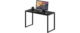 SHW Mission 32-Inch Home Office Computer Desk, Black