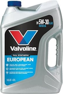 Valvoline European Vehicle Full Synthetic 5W-30 XL-III Motor Oil 5 Quart