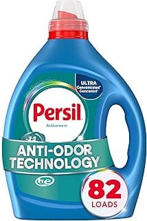 Persil Activewear Clean Laundry Detergent Liquid, 82.5 Fl Oz, 82 Loads, Ultra Concentrated Laundry Soap, Helps Fight ...