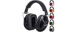 TICONN Noise Cancelling Ear Muffs for Adults, SNR 33dB Hearing Protection, Adjustable Safety Earmuffs for Construction