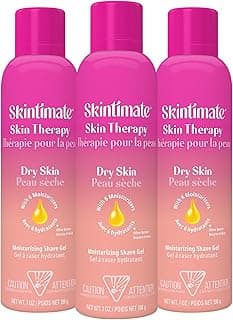 Skintimate Skin Therapy Dry Skin Shave Gel for Women, 3 Pack | Skintimate Shaving Cream for Women, Womens Shaving Cre...