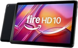 Amazon Fire HD 10 tablet, built for relaxation, 10.1" vibrant Full HD screen, octa-core processor, 4 GB RAM, 32 GB, B...
