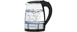 AZEUS Electric Kettle 1800W Cool Touch Tea Kettle Anti-scalding Design 1.8L Large Capacity Kettle BPA-Free, White