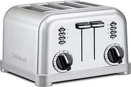 Cuisinart 4-Slice Toaster, 6-browning Levels, Brushed Silver (CPT-180C)