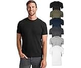 True Classic Mens T-Shirts – Short Sleeve Crew | Premium Athletic Fitted Cotton-Poly Mens T-Shirts, Soft Breathable P...
