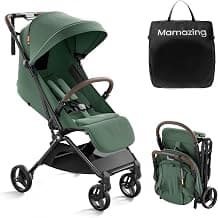 MAMAZING Ultra Air Lightweight Baby Travel Stroller with Carbon Fiber Frame, Compact & Airplane-Friendly, One-Handed ...