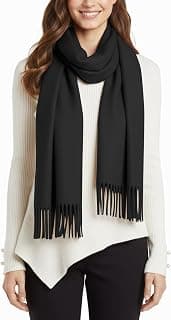 BFONS Winter Sarf for Womens, Fashion Long Shawls Wraps Pure Color, Cashmere Scarf Pashmina Shawls Wraps for Wedding ...