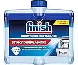 Finish Dishwasher Cleaner Liquid, Deep Cleans Hidden Grease & Limescale, Fights Odors & Maintains Performance, 3 Mont...