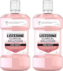 Listerine Clinical Solutions Gum Health Antiseptic Mouthwash, Antigingivitis & Antiplaque Oral Rinse Kills Germs for ...