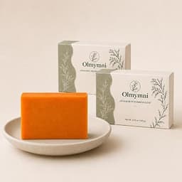 2 Pack Japanese Persimmon Soap Bar for Old People Smell, 3.53 oz Each | Gentle Daily Cleansing Body Soap with Persimm...