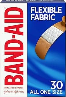 Band-Aid Brand Flexible Fabric Adhesive Bandages, Comfortable Flexible Protection & Wound Care of Minor Cuts & Scrape...