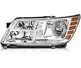 WEELMOTO for 2009-2020 DODGE JOURNEY Headlights Assembly Replacement for 09 10 11 12 13 14 15 16 17 18 19 20 DODGE JO...