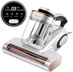JIGOO J300 Bed Vacuum Cleaner, Dust Sensor, Pet Hair, UV and Heat, Corded | Mattress vacuum cleaner with 500W motor, ...