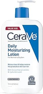 CeraVe Daily Moisturizing Lotion for Dry Skin, Body Lotion & Face Moisturizer with Hyaluronic Acid and Ceramides, Dai...