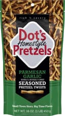 Dot's Pretzels Parmesan Garlic Seasoned Pretzel Twists Snack Bag, 16 oz | Parmesan Garlic Pretzel Twists, Savory Seas...