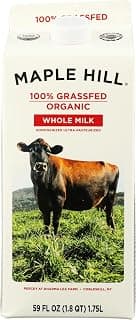 Maple Hill Creamery Organic Whole Milk, 64 fz
