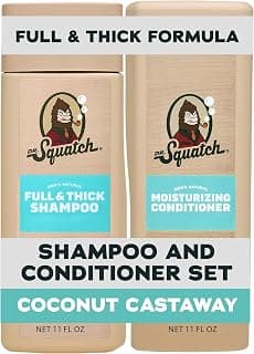 Dr. Squatch Men's Natural Shampoo and Conditioner Set (11 fl oz, 2-Pack)
