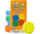 Scrub Daddy Scratch-Free Multipurpose Kitchen Sponges - Bulk Dish Sponges for Kitchen, Bathroom, Household Cleaning &...