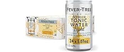Fever-Tree Light Tonic Water – Premium Low-Calorie Mixer for Cocktails and Mocktails, 24 x 5.1 Cans – Naturally Sourc...