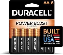Duracell Coppertop AA Batteries, 24 Count, 12-Year Shelf Life, Long-lasting