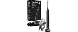 Aquasonic Black Series Ultra Whitening Toothbrush – ADA Accepted Electric Toothbrush- 8 Brush Heads & Travel Case – 4...