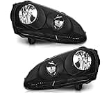 WEELMOTO for 2005-2010 Volkswagen Jetta Sedan Headlight Assembly Compatible with 2006-2009 Volkswagen GTI/Rabbit Head...