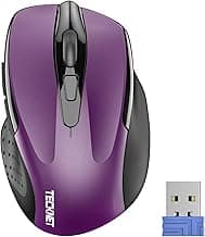 TECKNET Wireless Mouse, 2.4G Ergonomic Optical Mouse, Computer Mouse for Laptop, PC, Computer, Chromebook, Notebook, ...