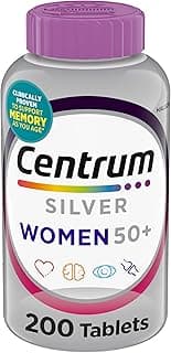 Centrum Silver Women's Multivitamin for Women 50 Plus, Multivitamin/Multimineral Supplement with Vitamin D3, B Vitami...