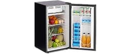 Erivess 3.2 Cu Ft Compact Mini Fridge with Freezer, 7 Temp Setting for Dorm | Energy Saving, Reversible Door, Adjusta...