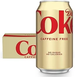 Diet Coke Caffeine-Free Soda Soft Drink Fridge Pack Cans, 12 fl oz, 12 Pack | No sugar, no calories, no caffeine
