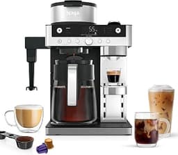 Ninja DualBrew Prestige, Espresso & Grounds, Nespresso Compatible, CFN801