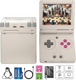 RG35XX flip Handheld Game Console No GamesClamshell Retro Game Console Classic Portable Gaming Console with 3.5 inch ...