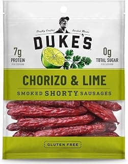 Duke's Pork Chorizo & Lime Smoked Shorty Sausages, 5 oz.
