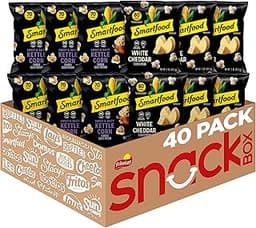 Smartfood Popcorn, Variety Pack, 0.5 Ounce (Pack of 40)