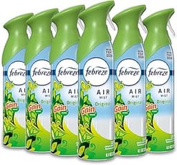 Febreze Air Mist, Air Freshener Spray, Odor Fighting Room Spray, Deodorizer for Home Bathroom Kitchen Office Apartmen...