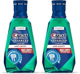 Crest Pro-Health Advanced Maximum Cavity Protection Mouthwash - Mild Mint - 2x1L