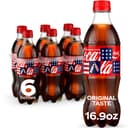 Coca-Cola Soda Soft Drink Bottles, 16.9 fl oz, 6 Pack