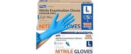 Supmedic Medical Soft Max™ Nitrile Exam Gloves, 1000 Pcs Latex-Free Powder-Free Food Safe Clean Cooking Disposable Gl...