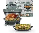 Ninja Crispi Pro Glass Air Fryer, 6-in-1, Ash Grey, AS101DG | Max crisp, air fry, bake, roast, recrisp, dehydrate, 18...