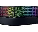 Razer Pro Type Ergo Wireless Split Ergonomic RGB Keyboard, Black | Adjustable Tilt, Wrist Rest, Natural Typing, Conne...