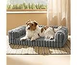 Bedsure ComfyFleece™ Orthopedic Dog Bed for Medium Dogs, Waterproof Memory Foam Medium Pet Beds with Sides, Non-Slip ...