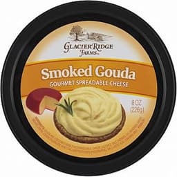 Glacier Ridge Farms Smoked Gouda Gourmet Spreadable Cheese 8oz (One Cup)