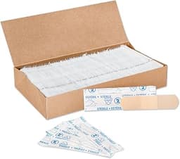 American White Cross Adhesive Bandages, Sheer Strips, 3/4" x 3" | Bulk Case of 1500 | Sterile, Breathable and Multi-P...